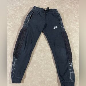 Kids Nike Black Sherpa Sweat Pants Boys‎ size Small